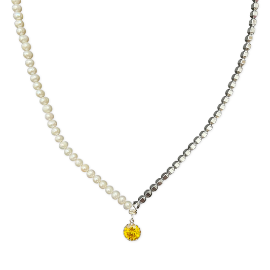 Pearl Charm Necklace